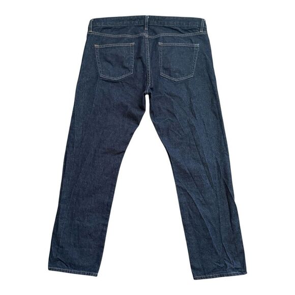 Uniqlo Ines de la Fressange Slim Straight Jeans Dark Wash Preowned Size 6 - Picture 2 of 8